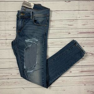 FP Distressed Skinny Jeans
